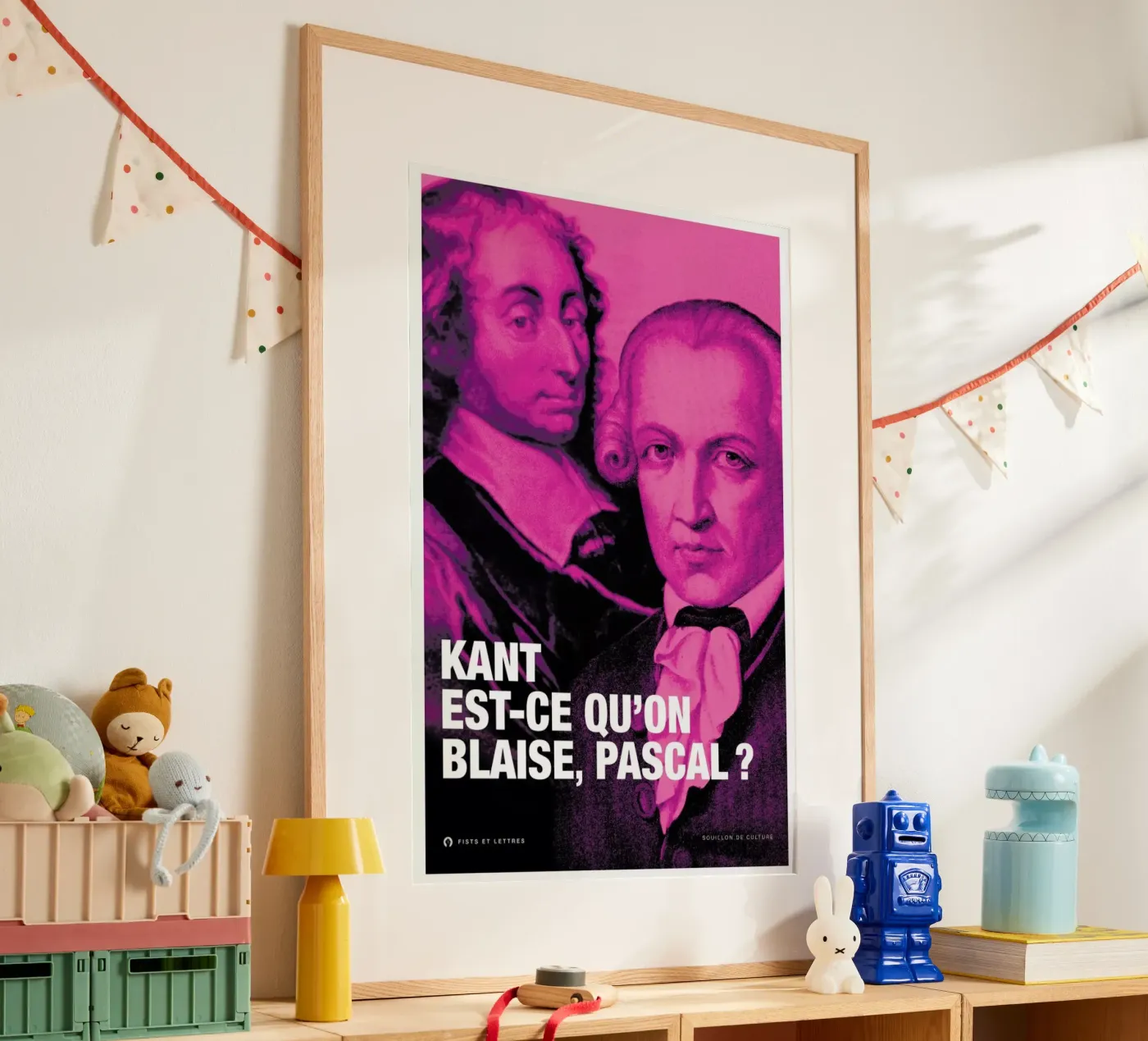 Kant poster by Fists Et Lettres