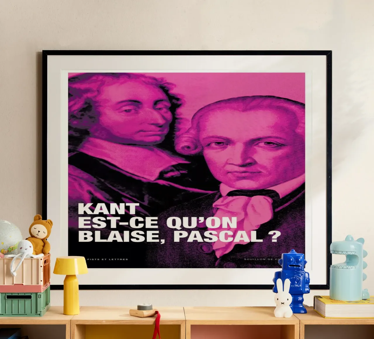 Kant poster de Fists Et Lettres