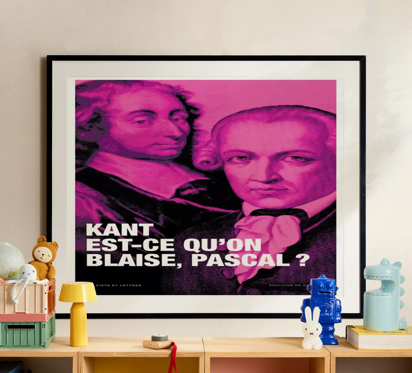Kant poster by Fists Et Lettres