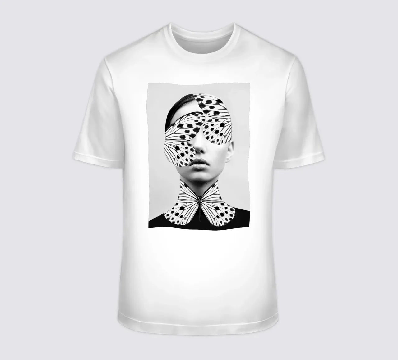 Woman Butterfly t-shirt by dada22
