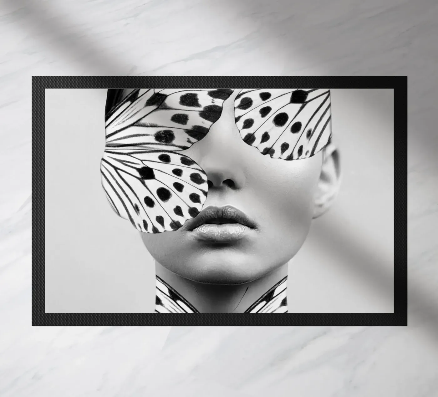 Woman Butterfly deurmat van dada22