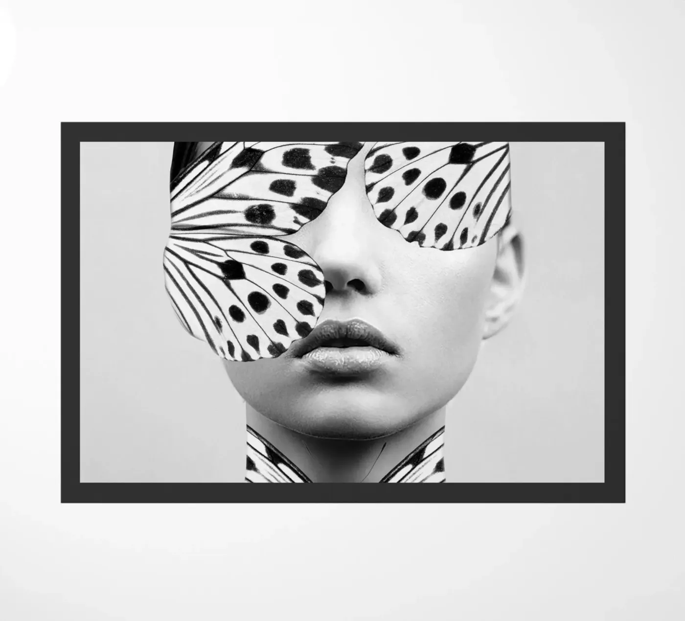 Woman Butterfly deurmat van dada22