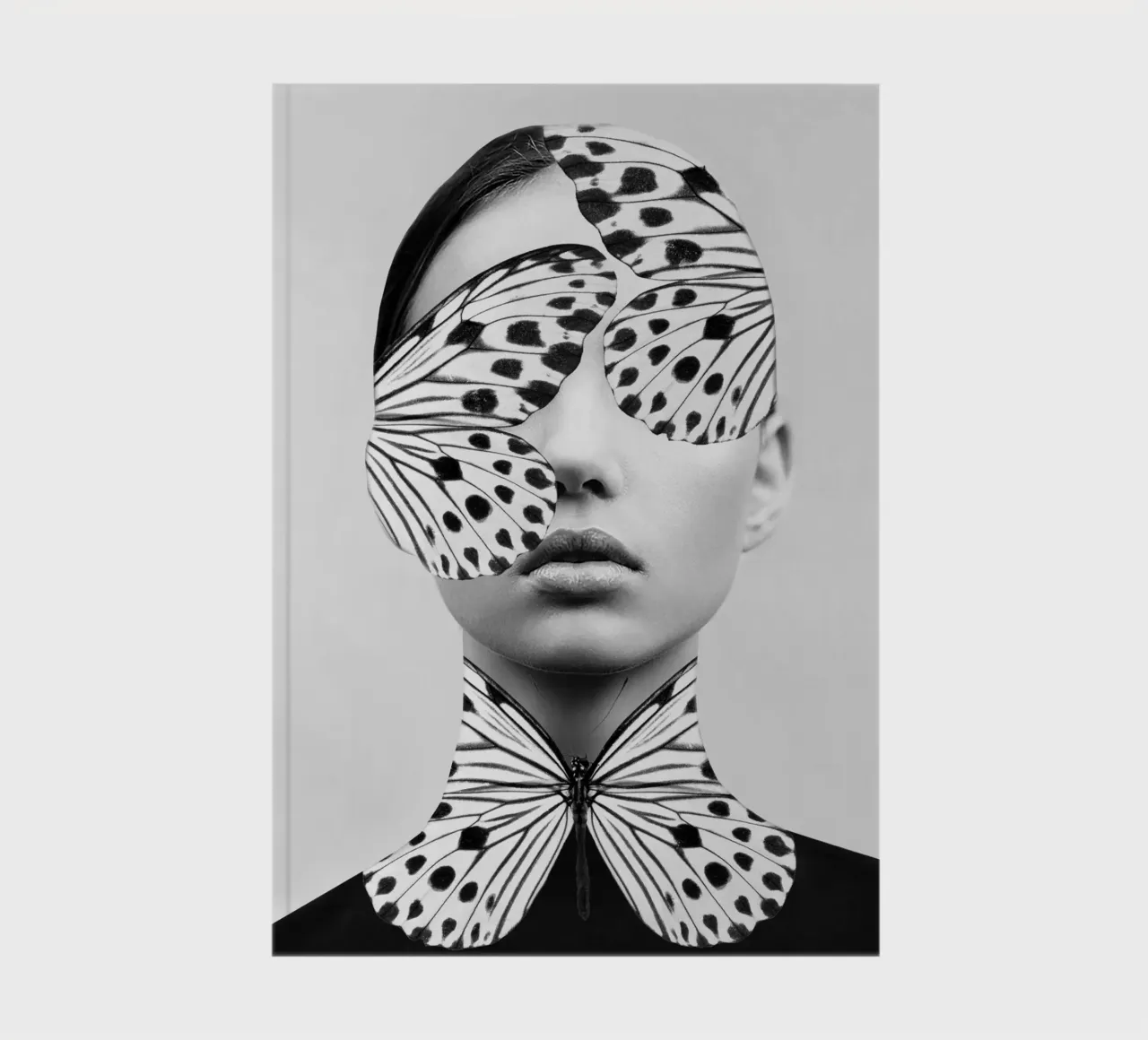 Woman Butterfly notebook by dada22
