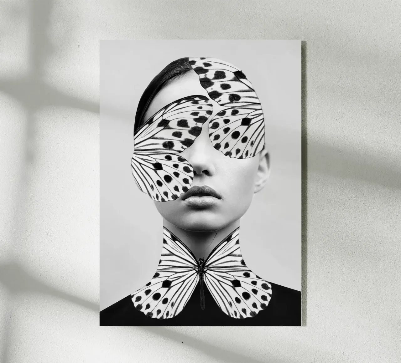 Vrouw Vlinder acryl van dada22