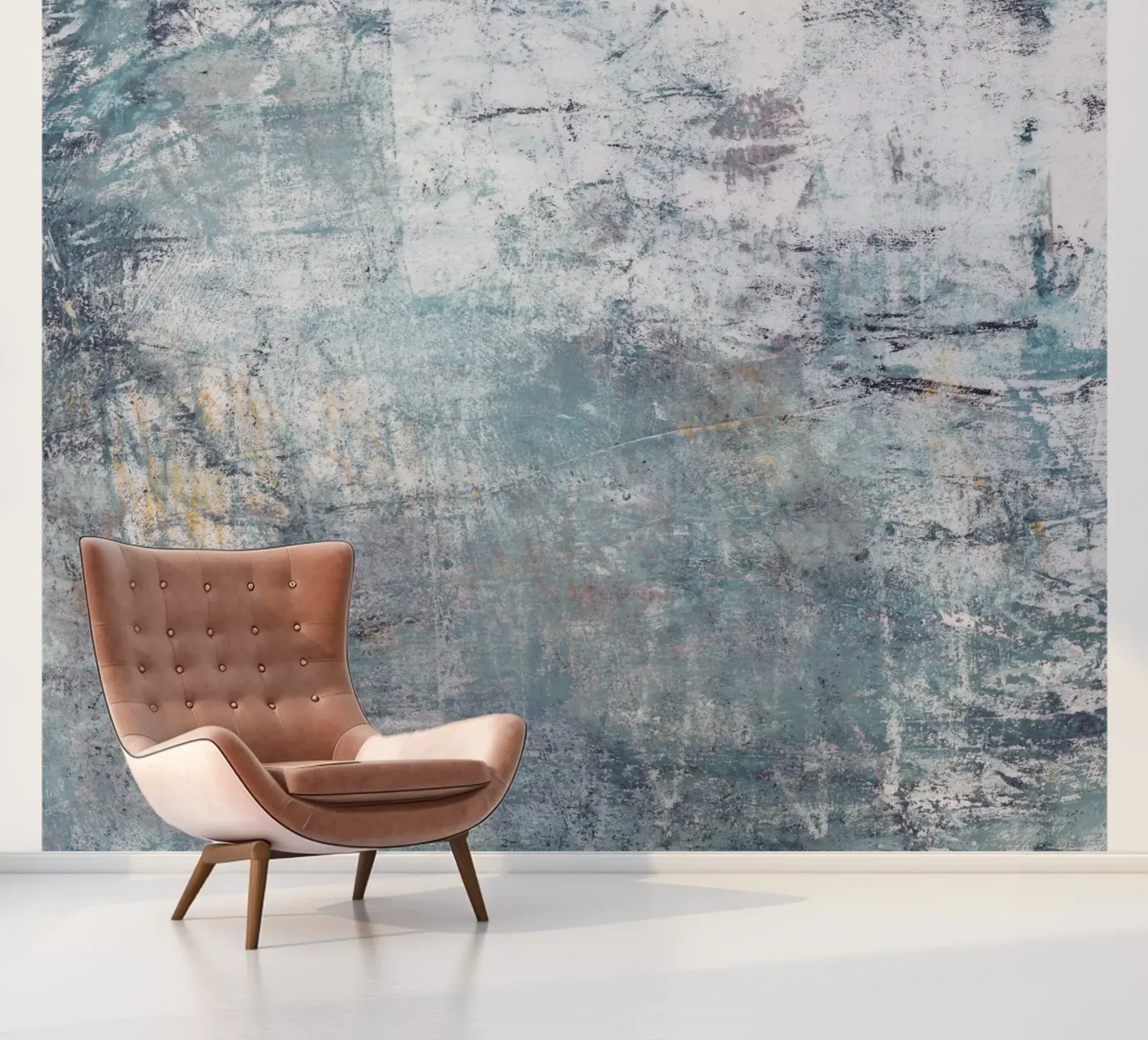 painted texture fotobehang van IRIS LEHNHARDT FINE ART