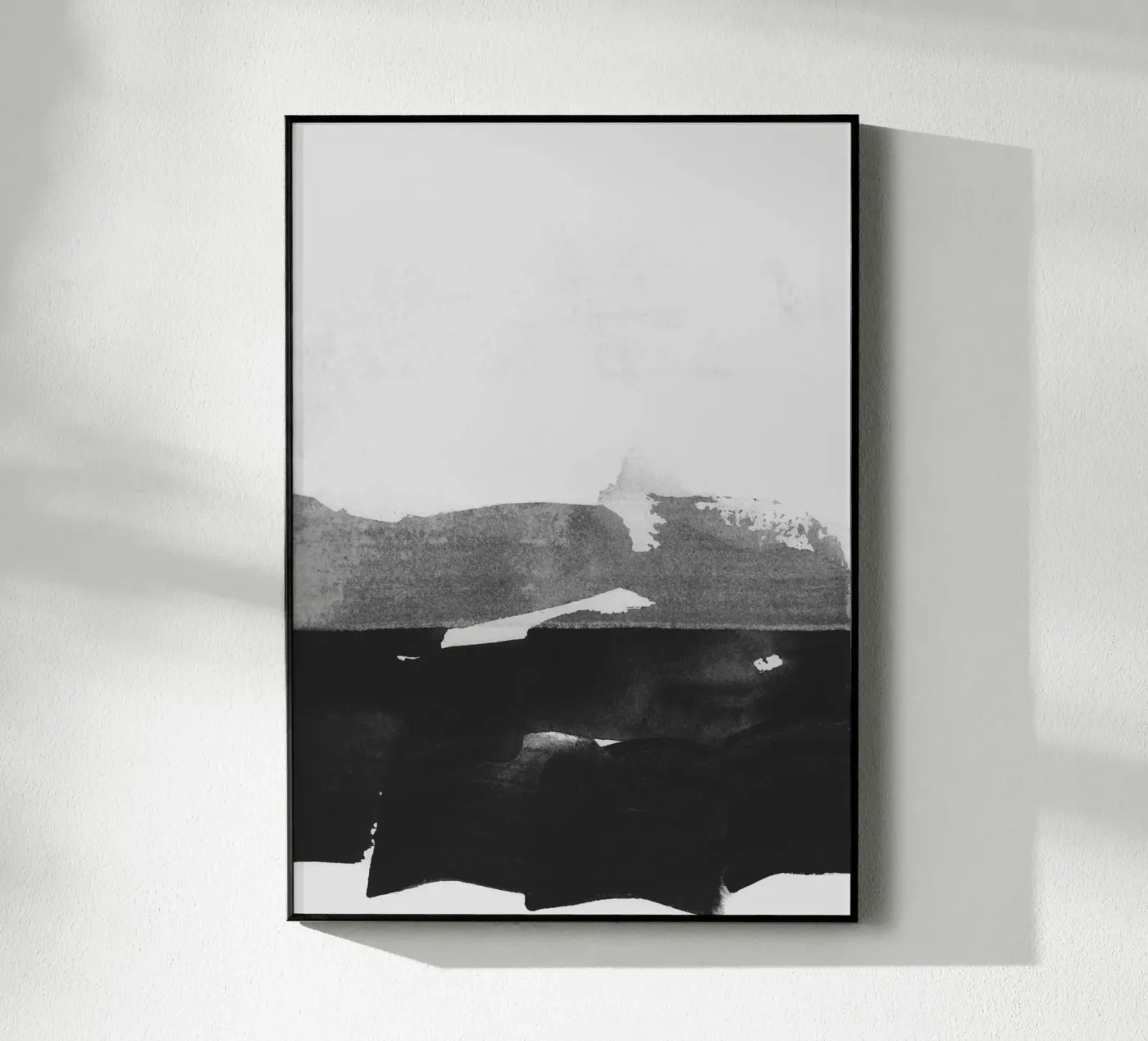 japandi brushstrokes plexiglass da IRIS LEHNHARDT FINE ART