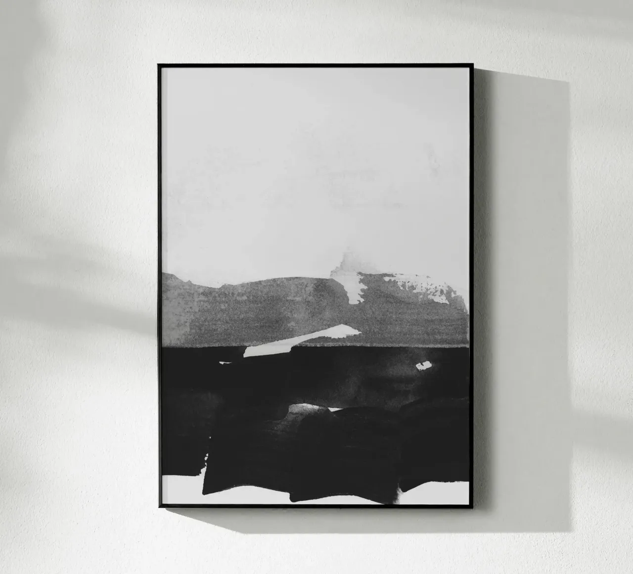 japandi brushstrokes plexiglass da IRIS LEHNHARDT FINE ART