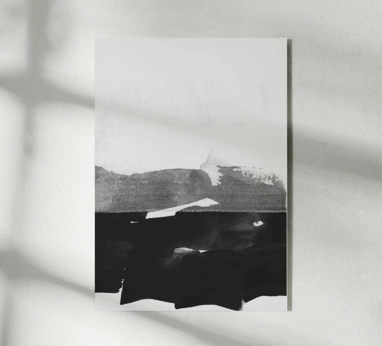 japandi brushstrokes plexiglass da IRIS LEHNHARDT FINE ART