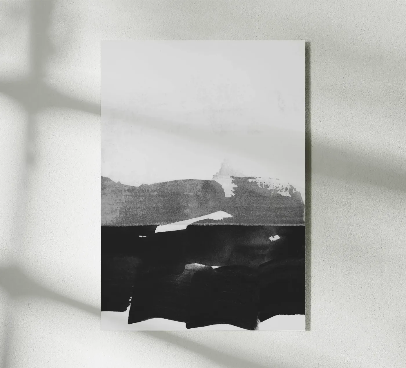 japandi brushstrokes plexiglass da IRIS LEHNHARDT FINE ART