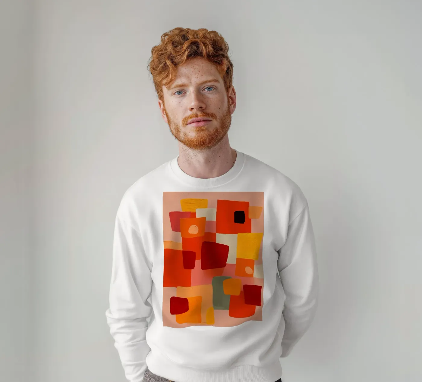 Sunset Blocks felpa da Voyage