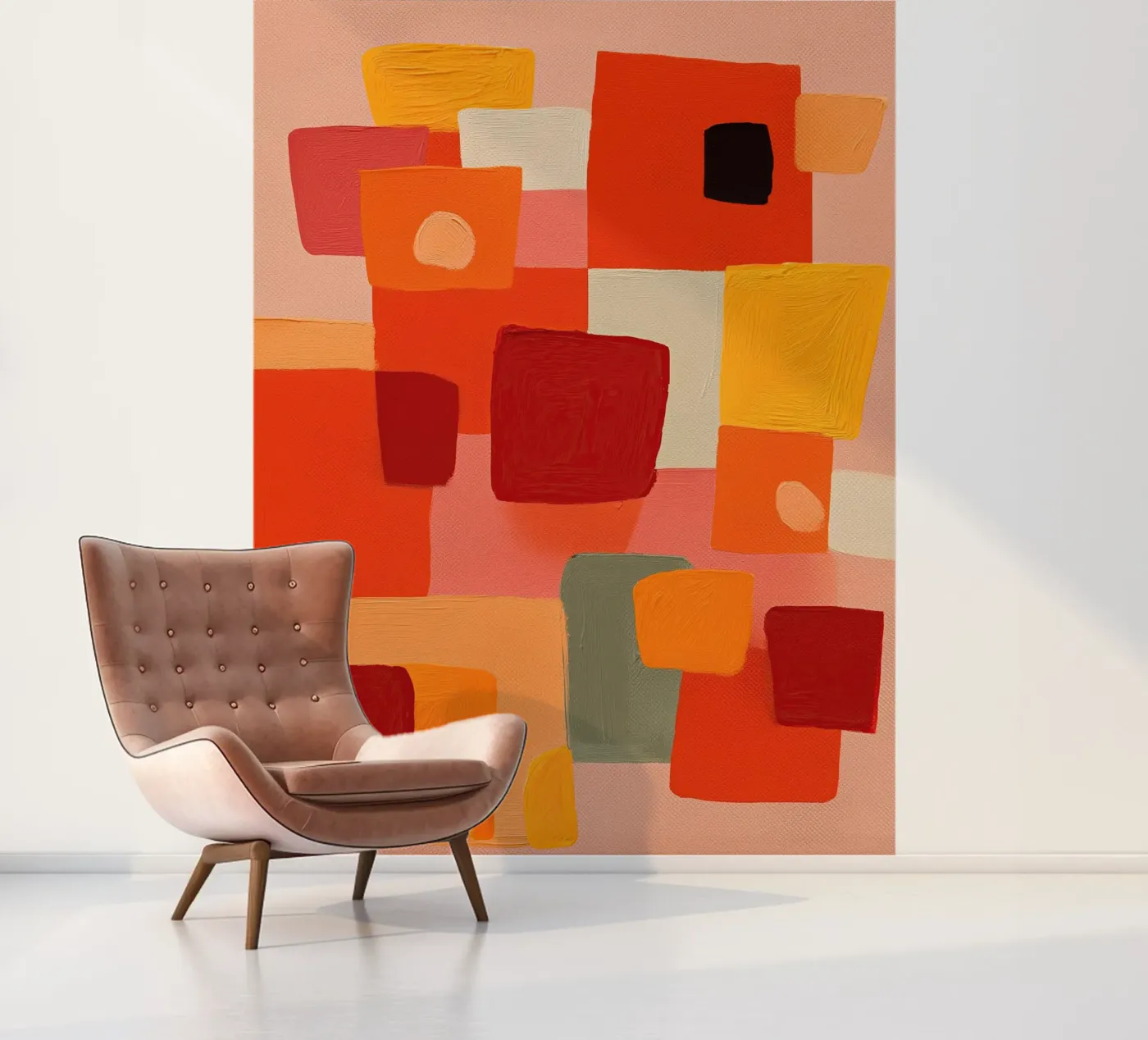 Sunset Blocks fotobehang van Voyage