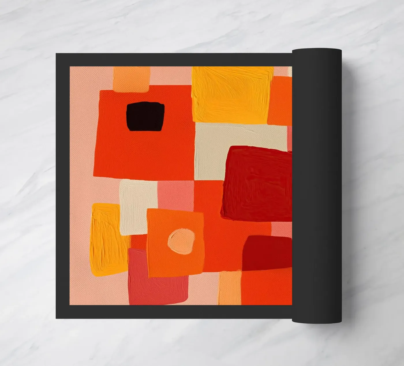 Sunset Blocks Fußmatte von Voyage