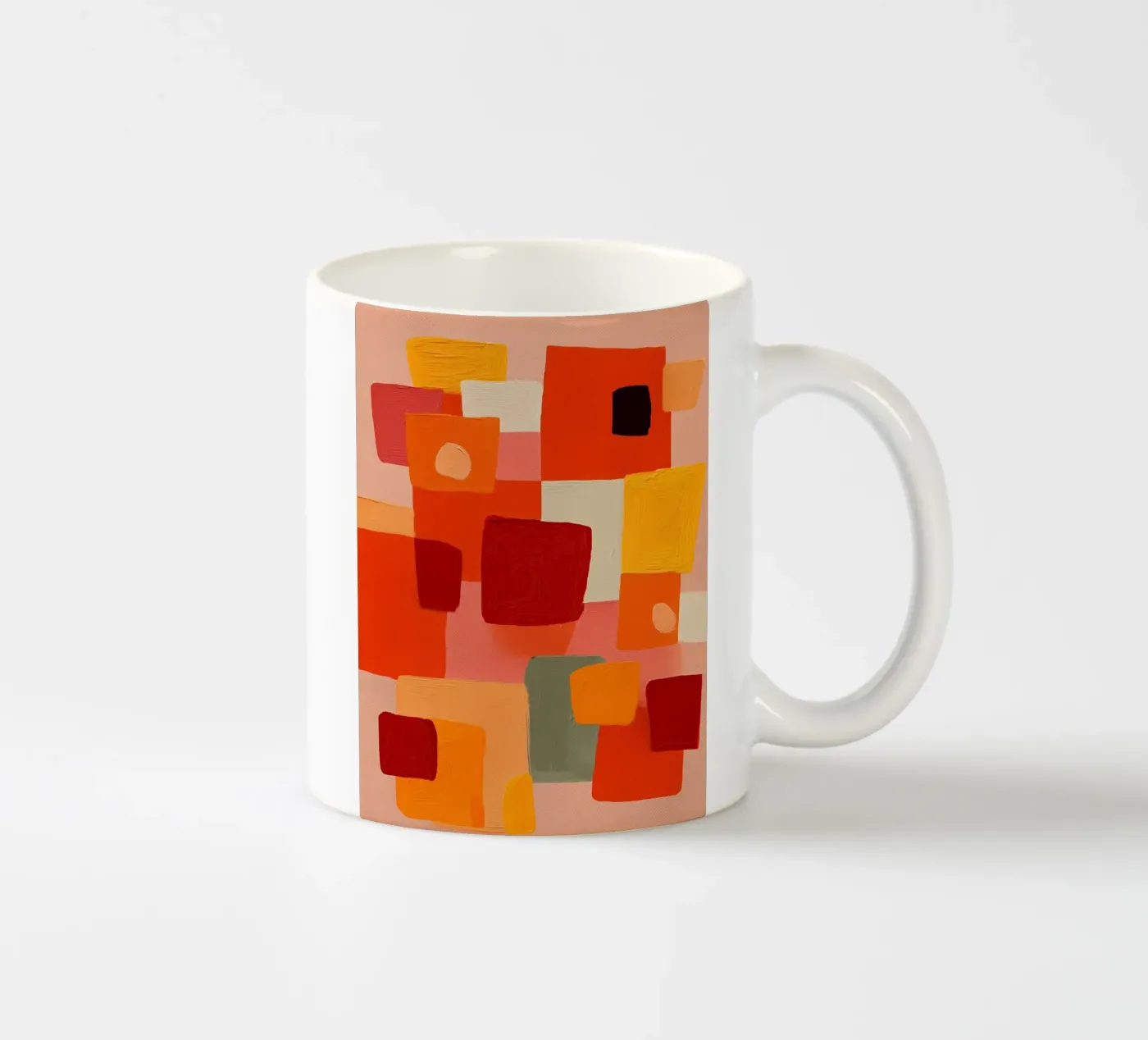 Sunset Blocks ceramic mug by Voyage