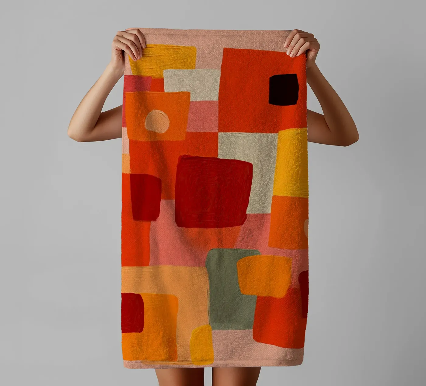 Sunset Blocks towel by Voyage