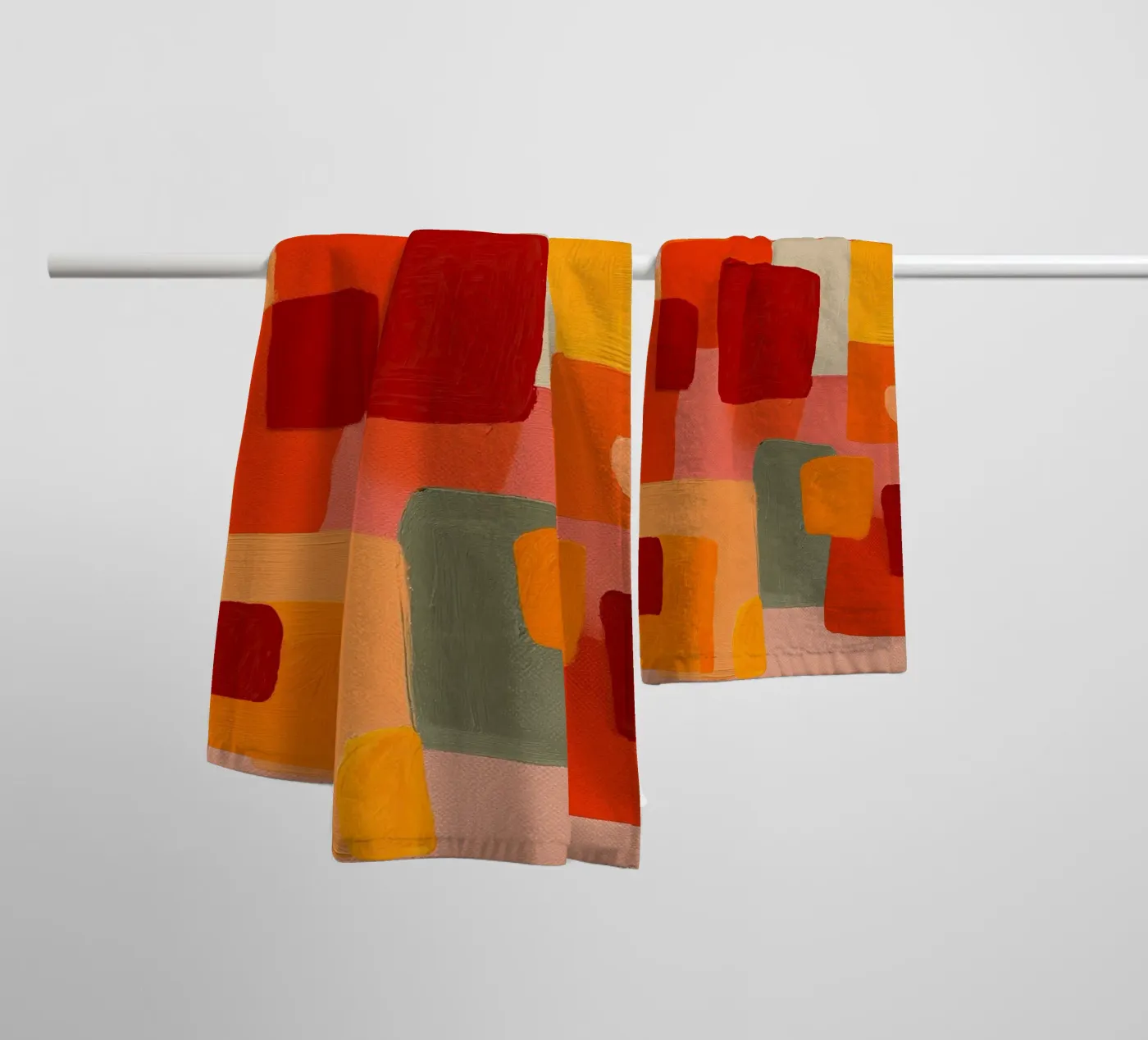 Sunset Blocks towel by Voyage