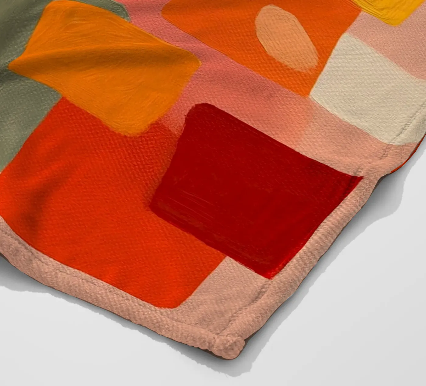Sunset Blocks Fleecedecke von Voyage
