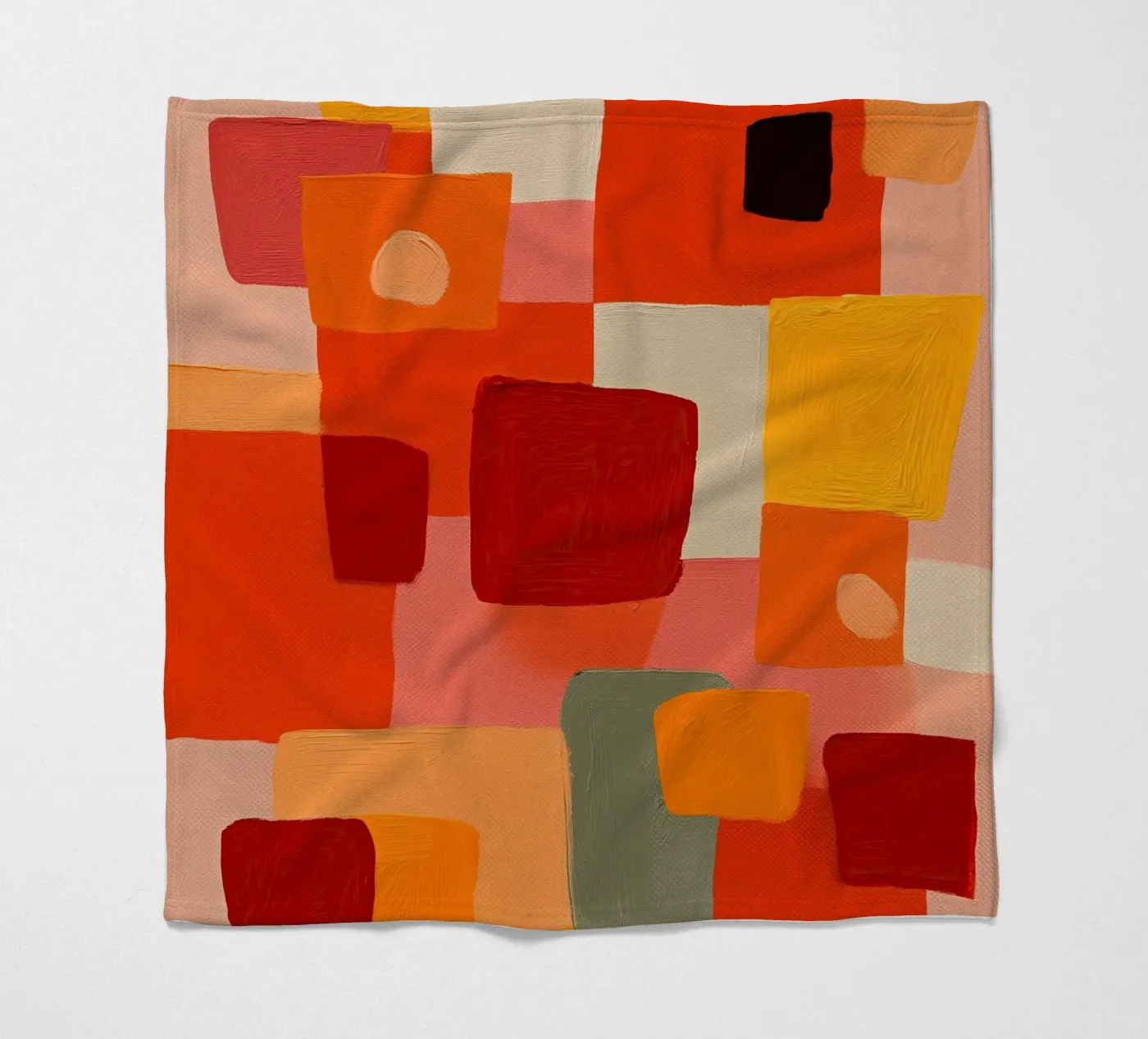 Sunset Blocks Fleecedecke von Voyage
