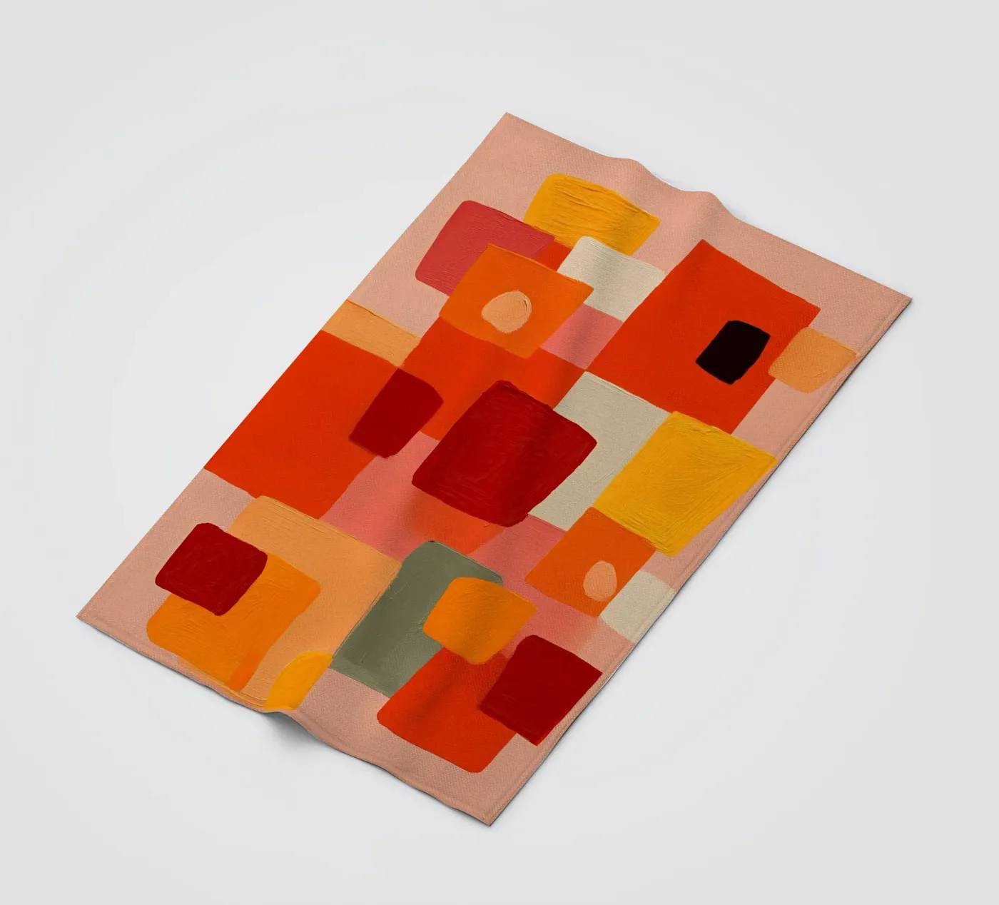 Sunset Blocks Fleecedecke von Voyage