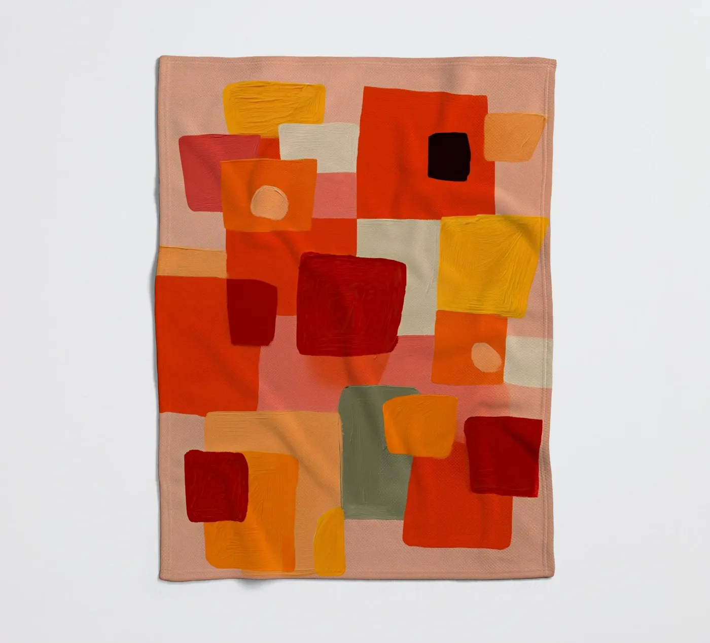 Sunset Blocks Fleecedecke von Voyage