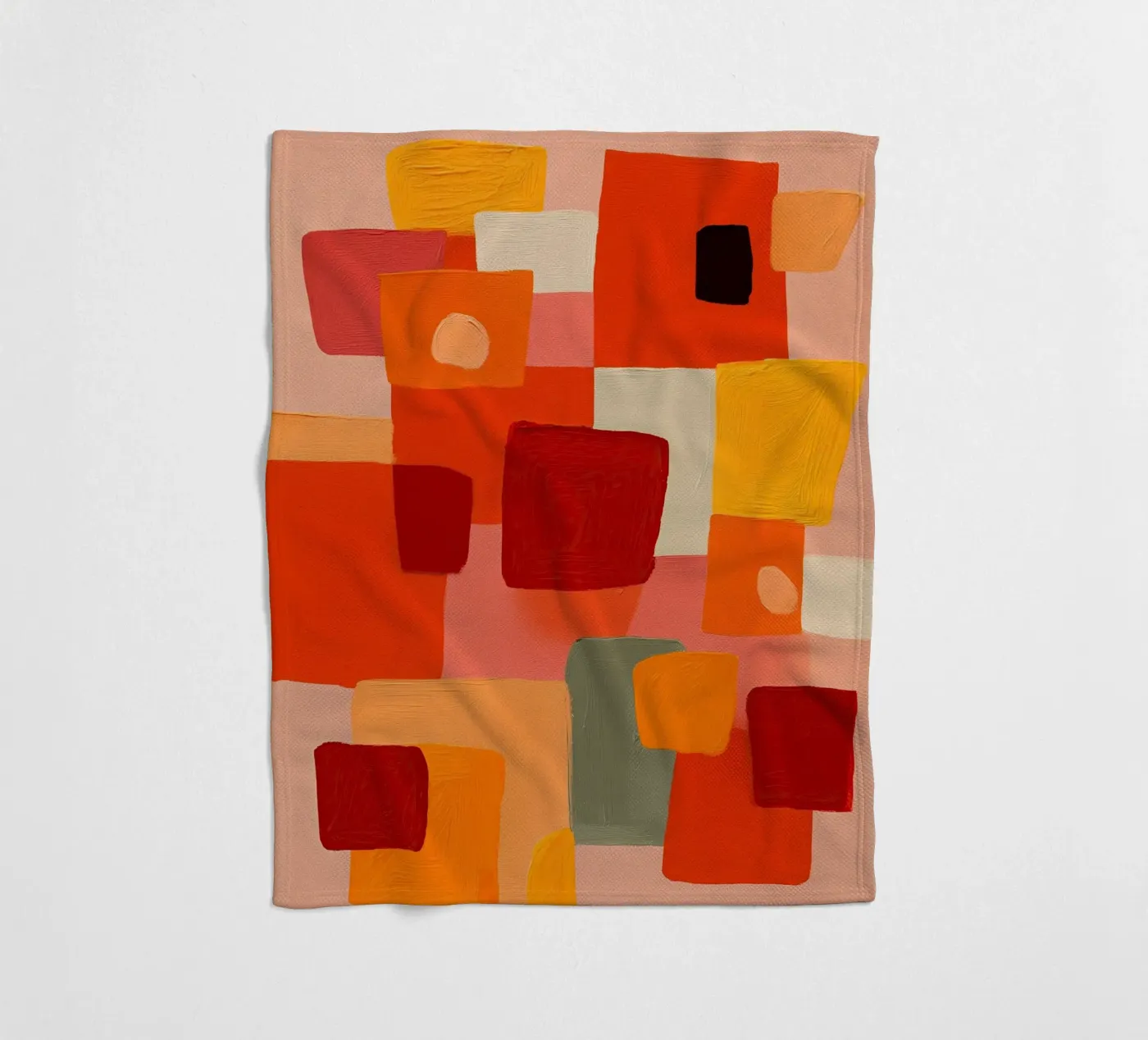 Sunset Blocks Fleecedecke von Voyage