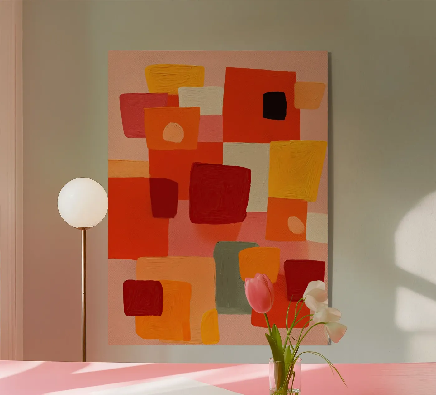 Sunset Blocks plexiglas de Voyage