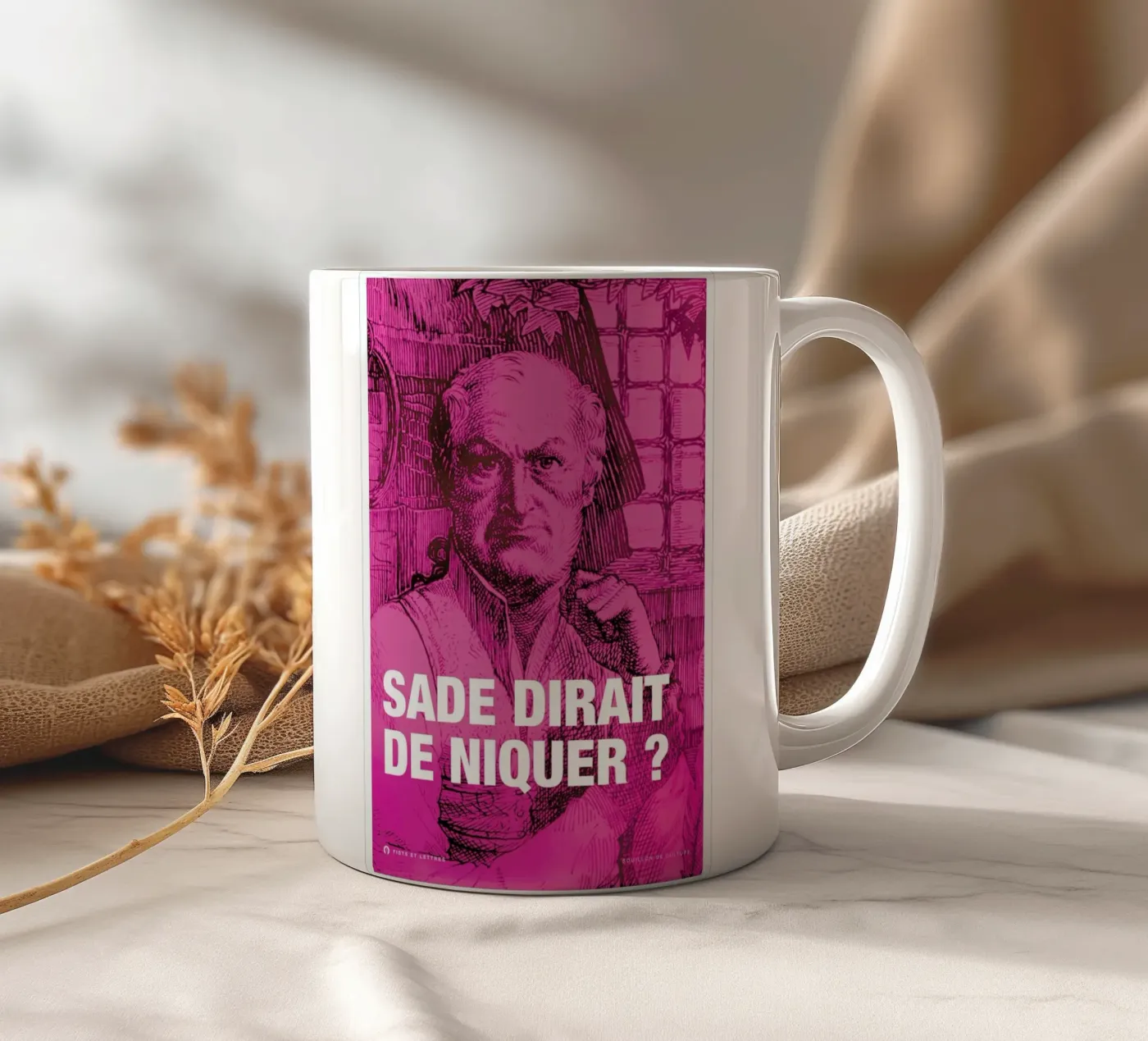 Sade ceramic mug by Fists Et Lettres