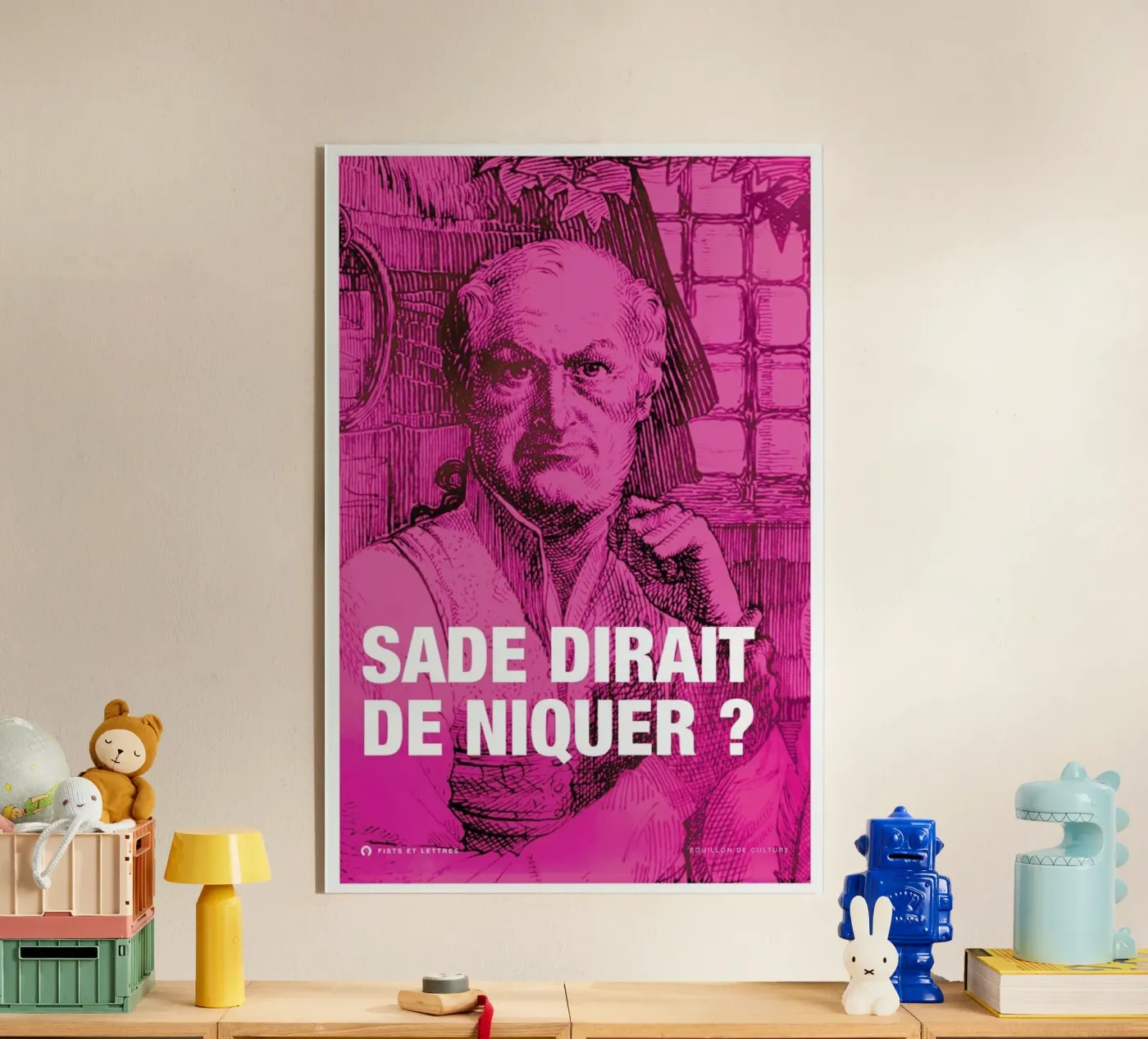Sade plexiglass da Fists Et Lettres