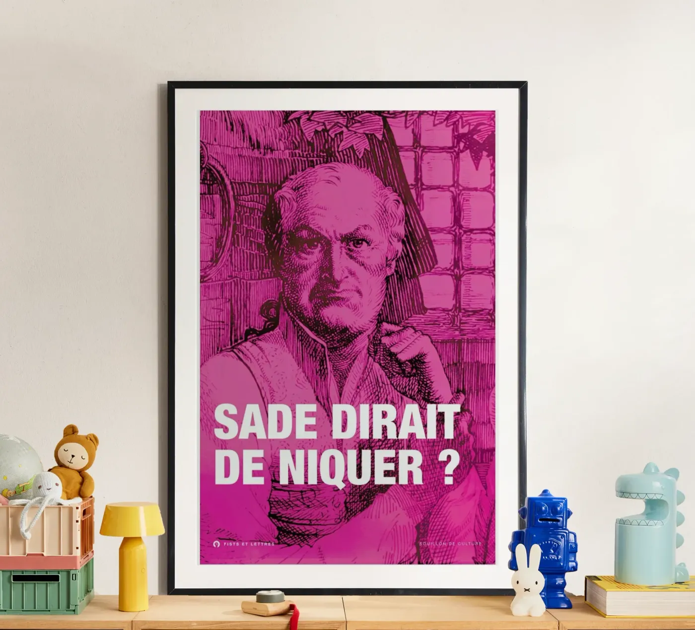 Sade poster da Fists Et Lettres