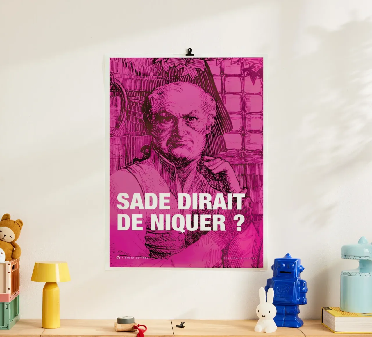 Sade poster da Fists Et Lettres