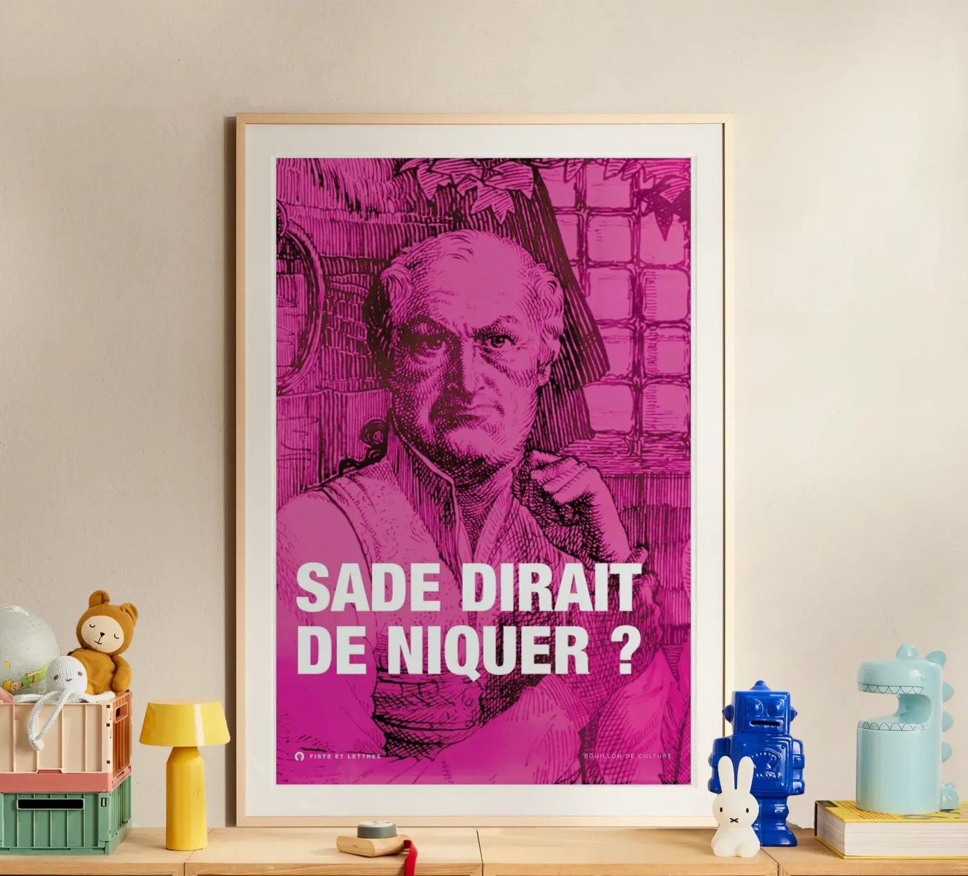 Sade poster da Fists Et Lettres
