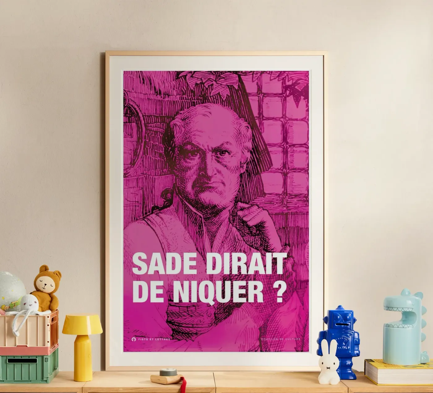 Sade poster da Fists Et Lettres