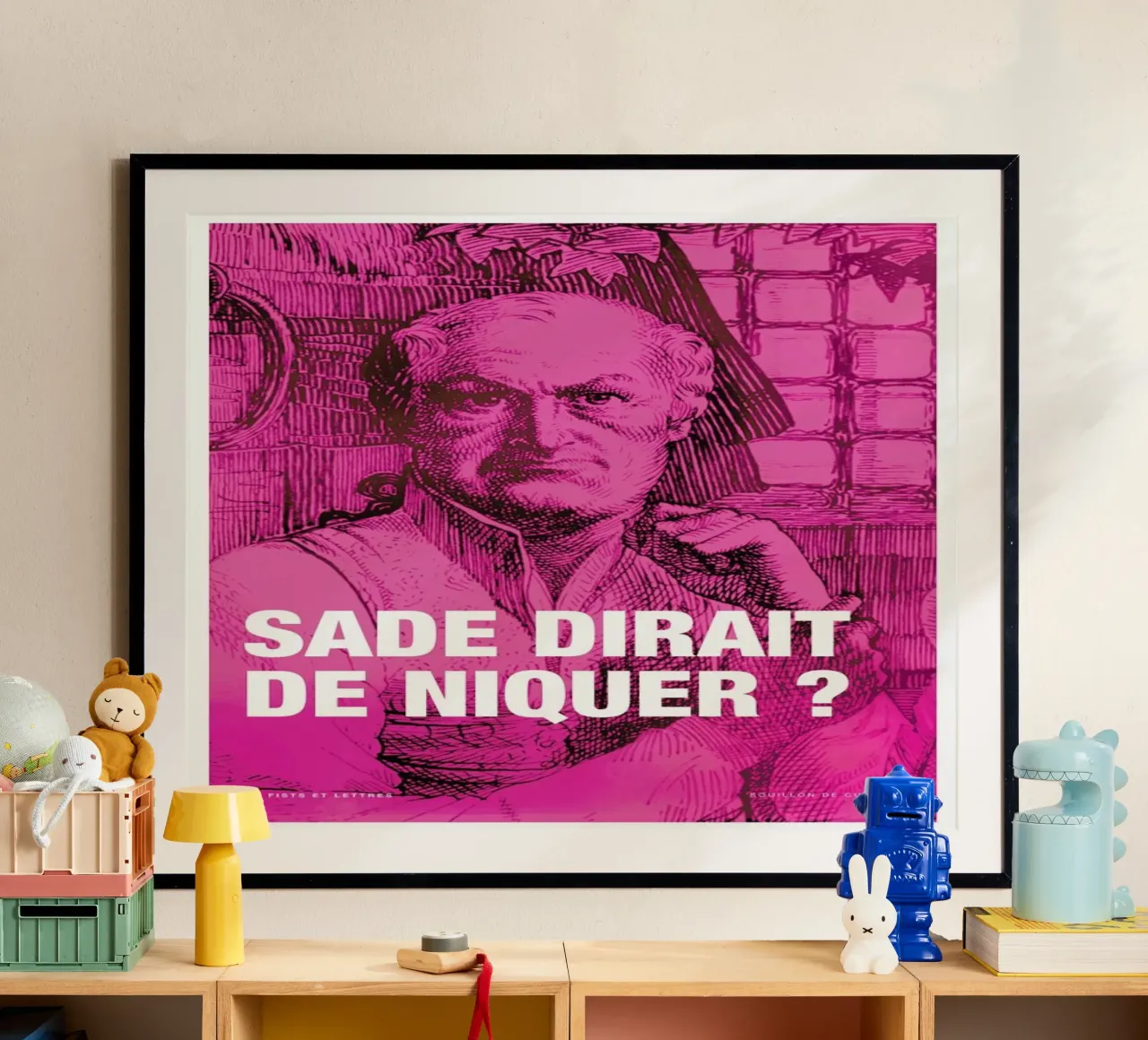 Sade poster da Fists Et Lettres