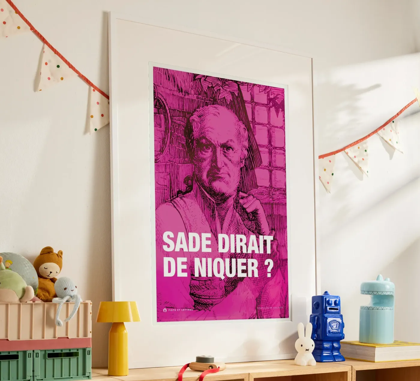 Sade poster da Fists Et Lettres