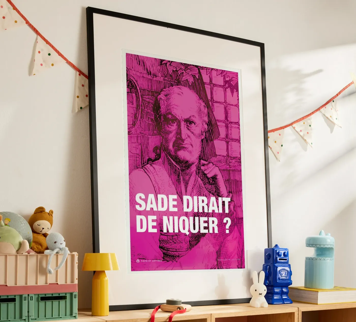 Sade poster da Fists Et Lettres