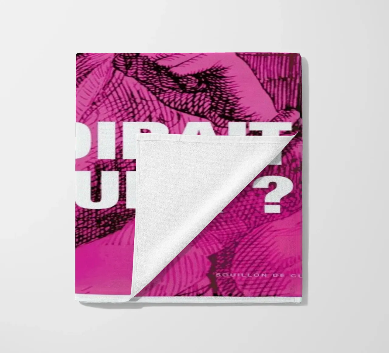 Sade beach towel by Fists Et Lettres