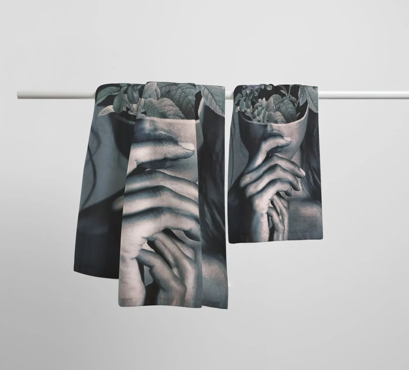 binnentuin badhanddoek van dada22