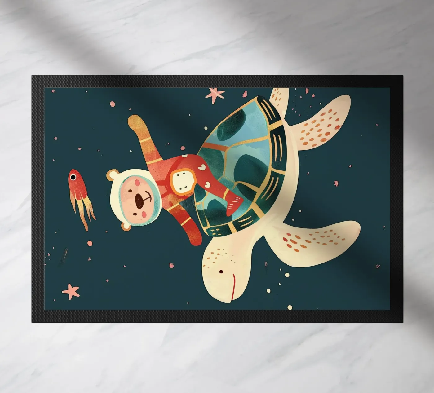 Space Explorer Fußmatte von Lilo