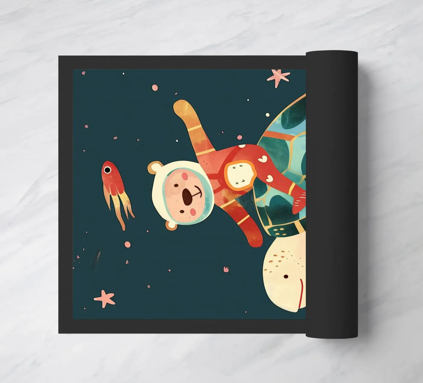 Space Explorer Fußmatte von Lilo