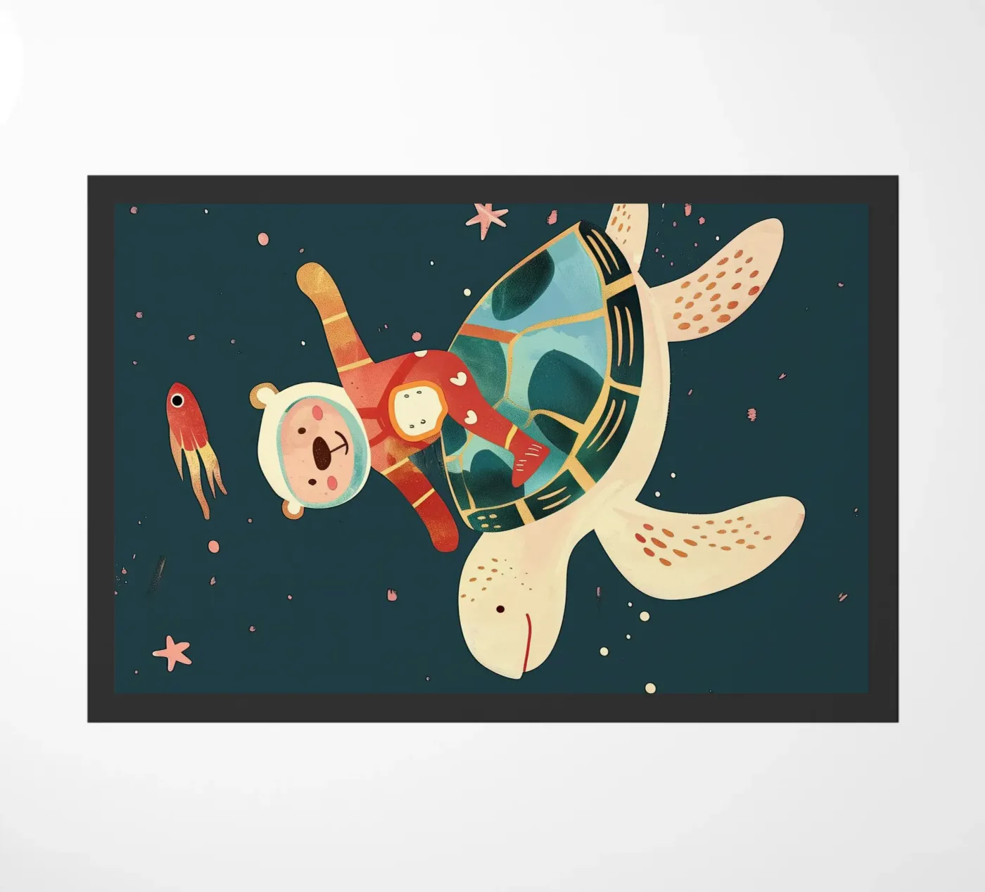 Space Explorer Fußmatte von Lilo