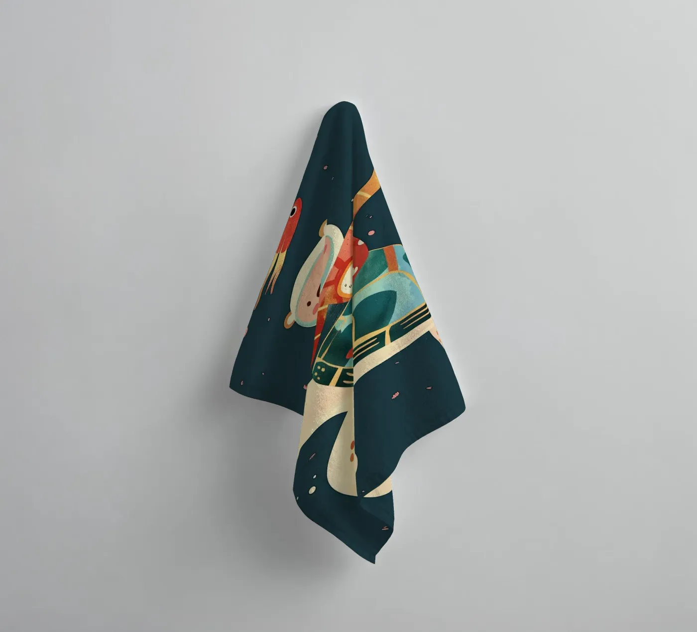 Space Explorer towel by Lilo