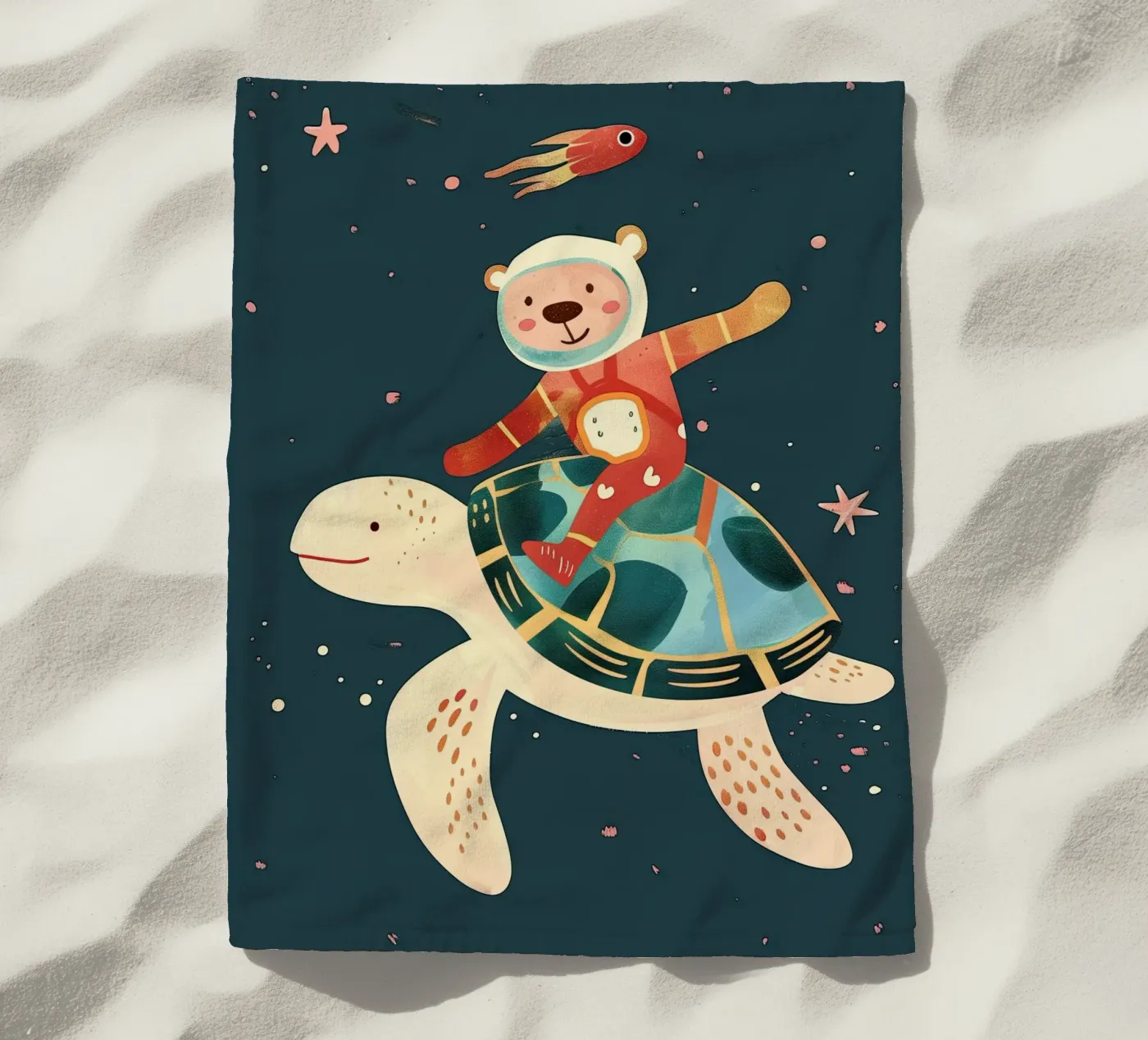 Space Explorer beach towel by Lilo