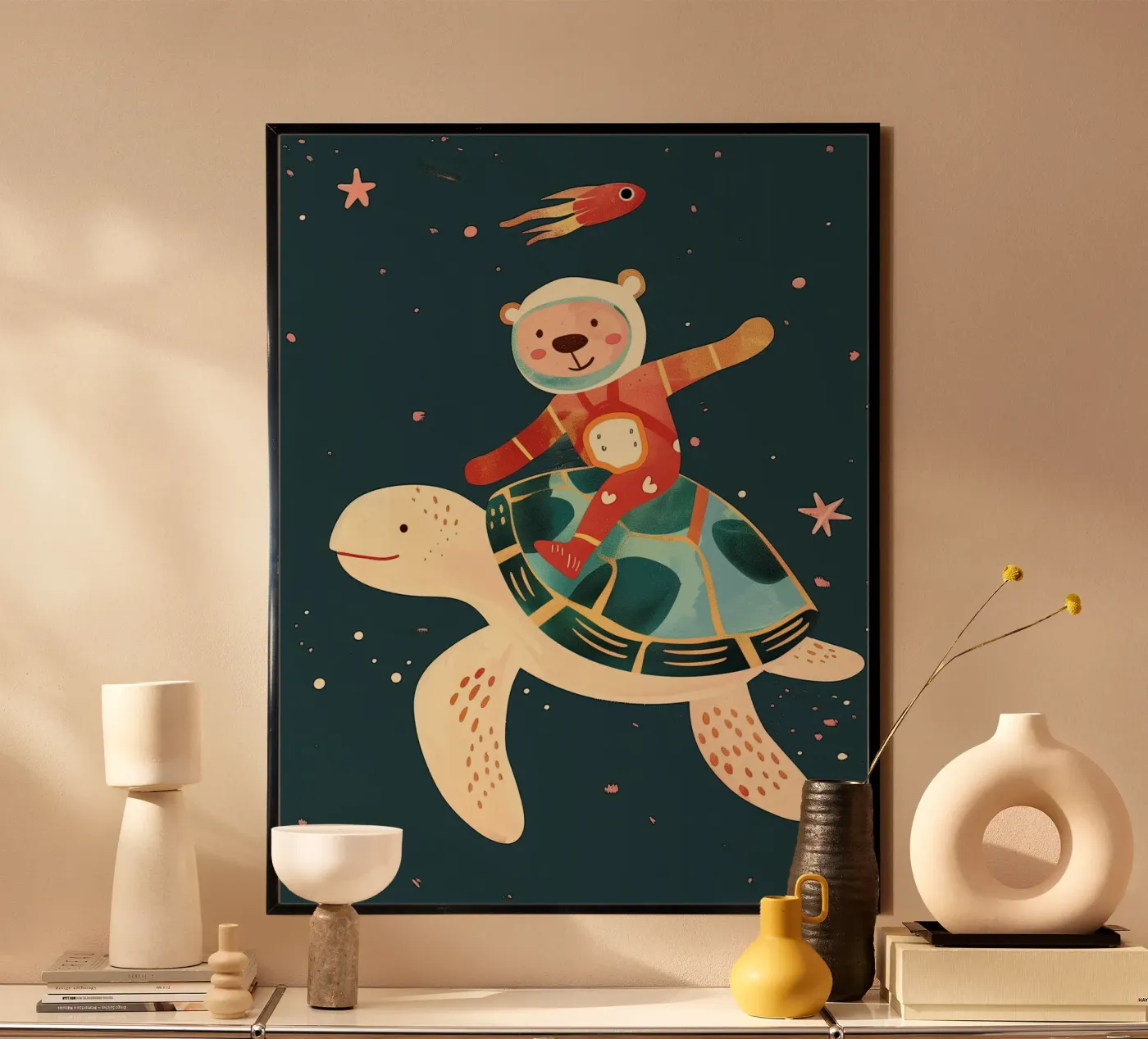 Space Explorer poster van Lilo