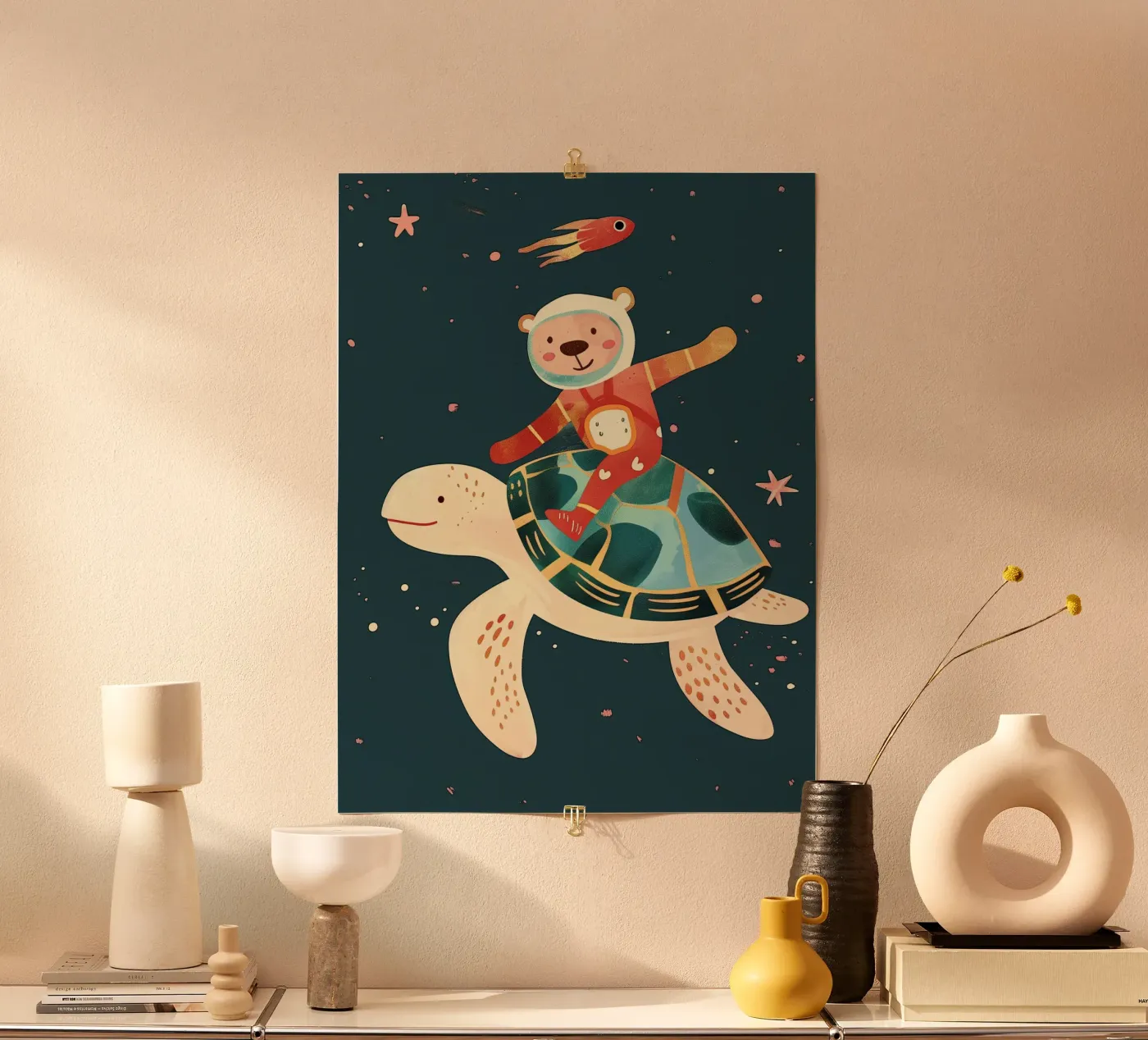 Space Explorer poster van Lilo