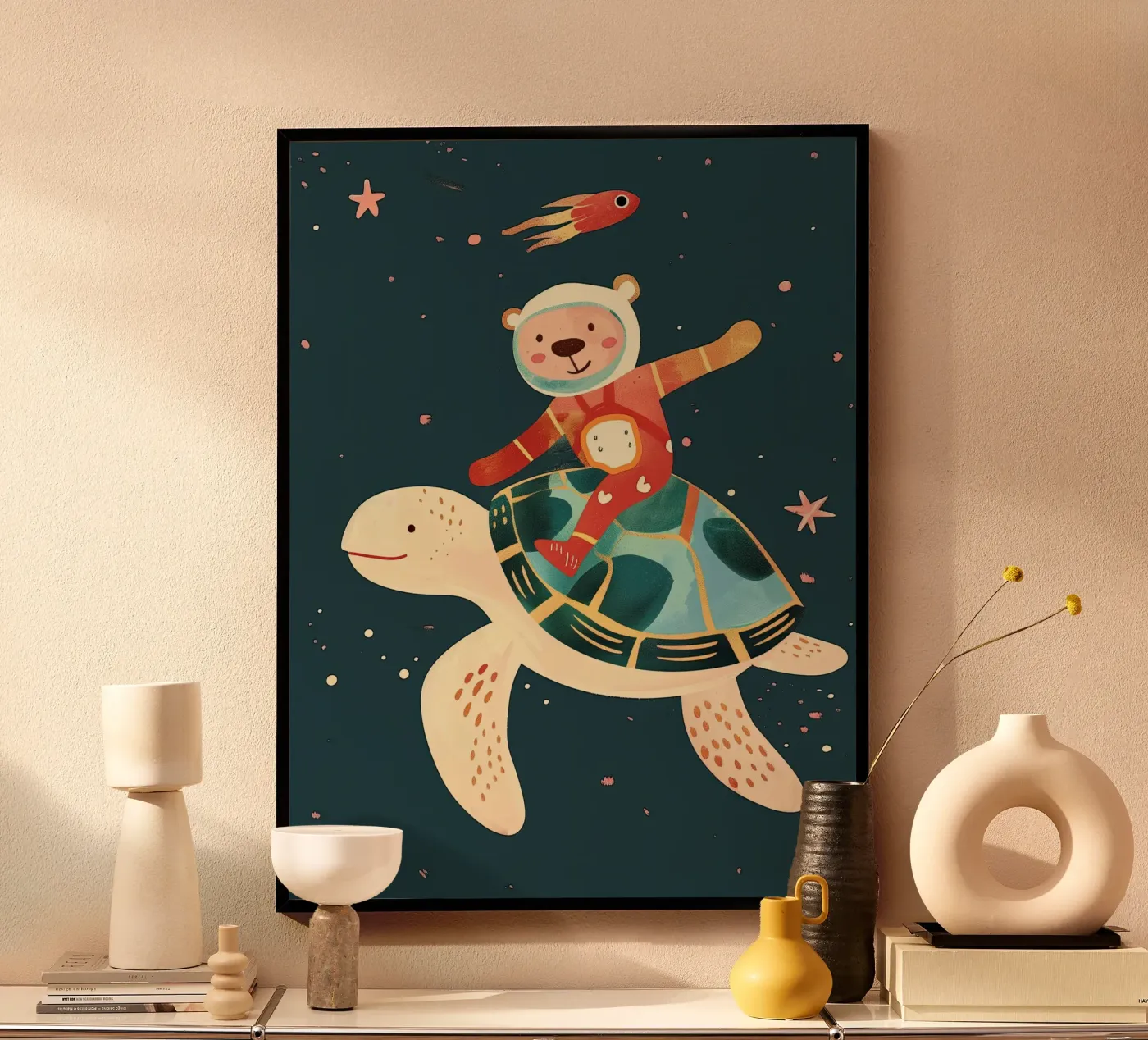 Space Explorer poster van Lilo