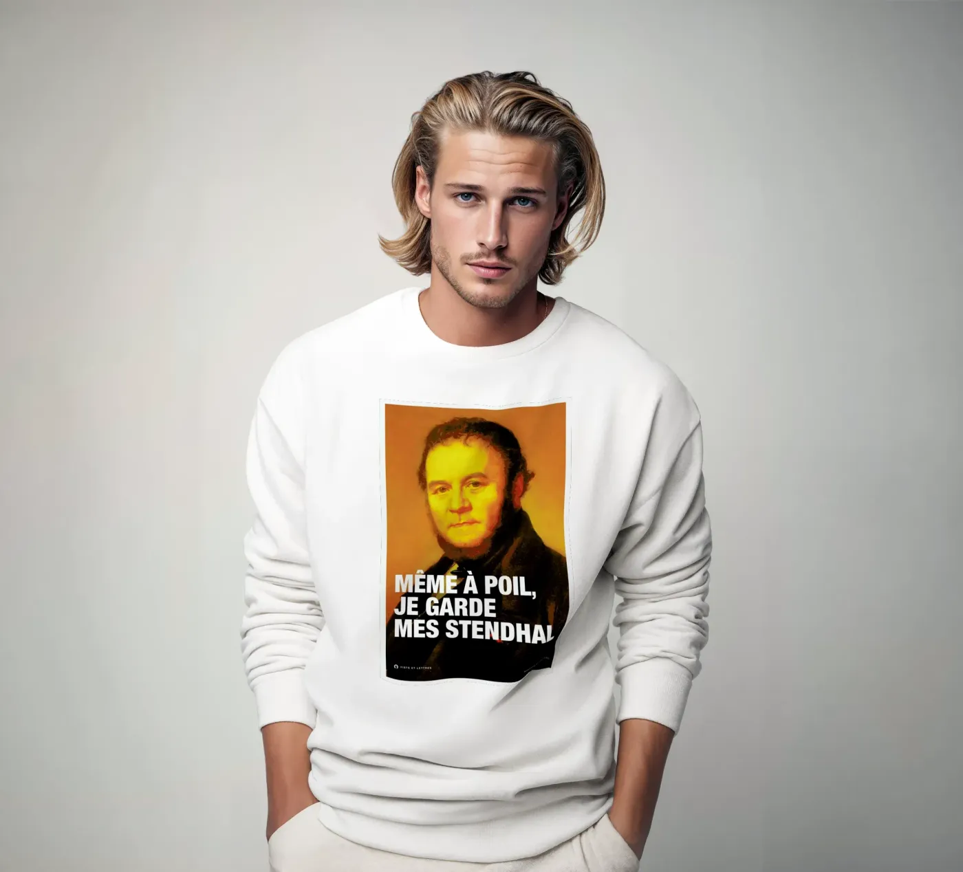 Stendhal sweatshirt by Fists Et Lettres