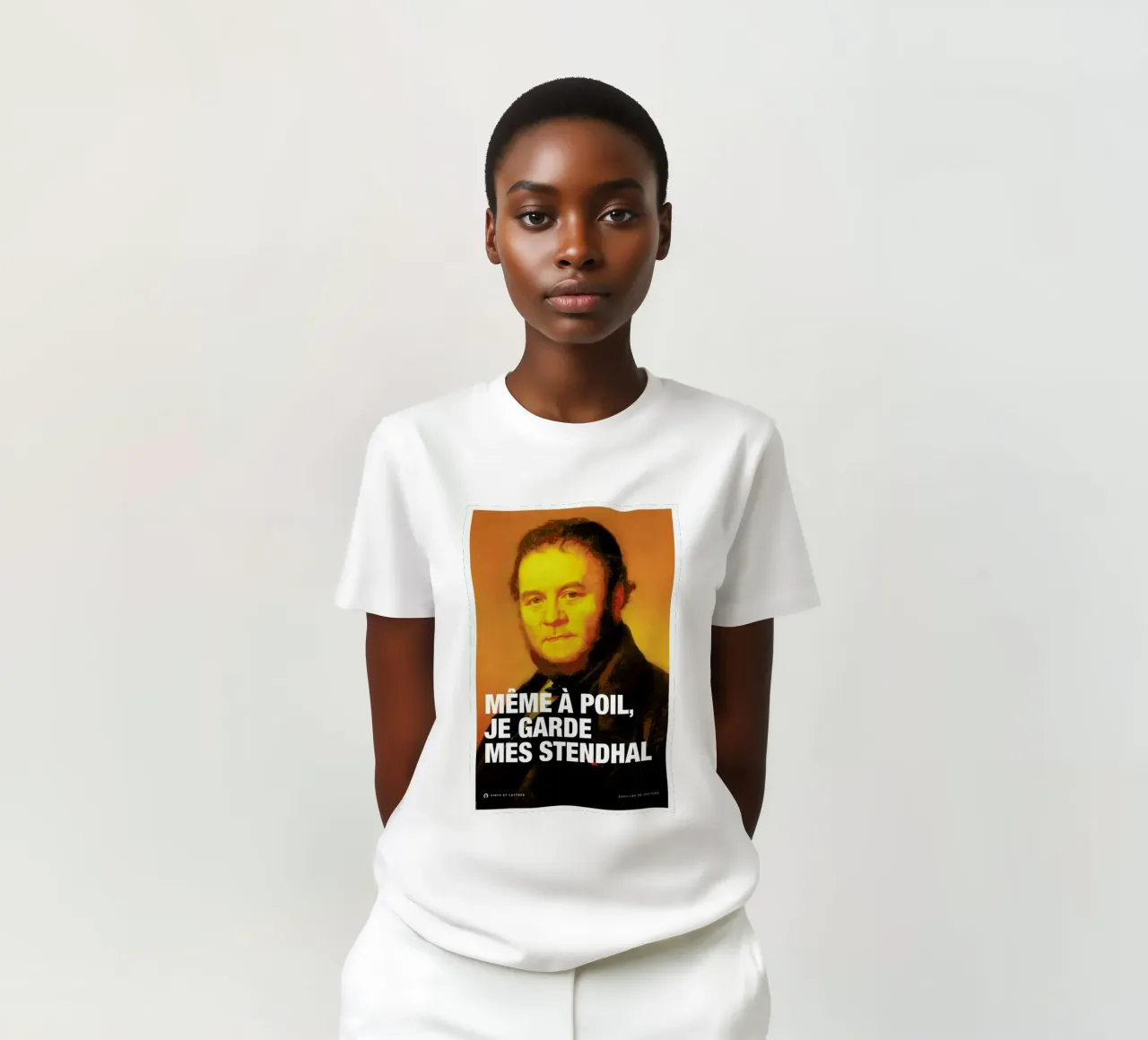 Stendhal t-shirt da Fists Et Lettres