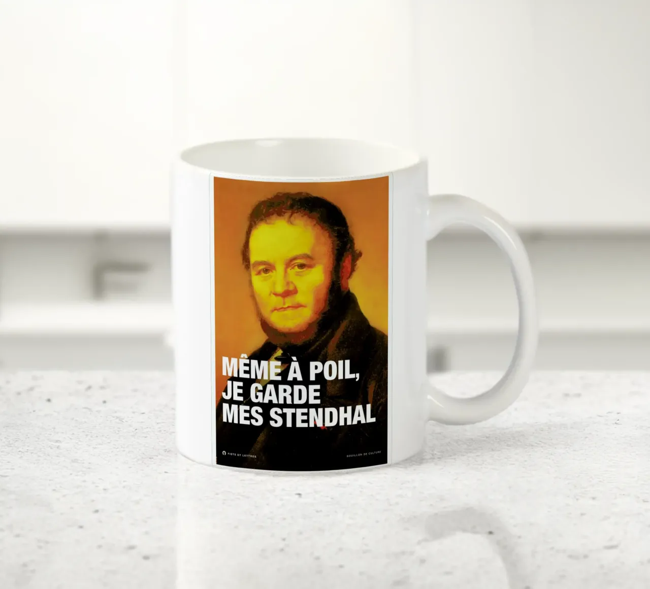 Stendhal Keramik Tasse von Fists Et Lettres