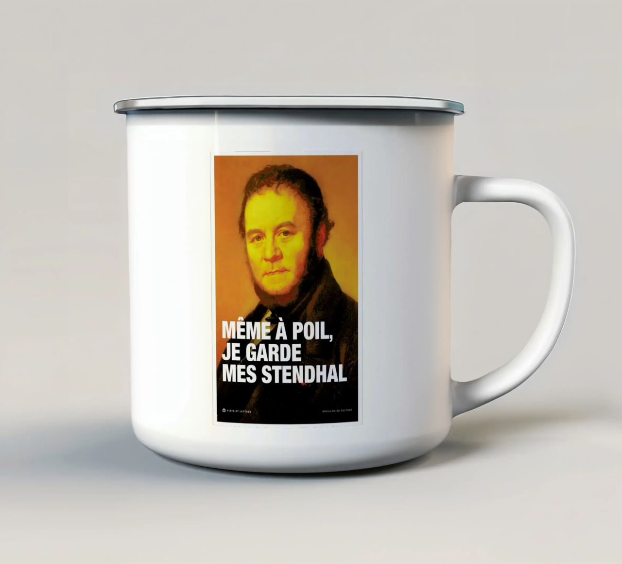 Stendhal tazza in smalto da Fists Et Lettres