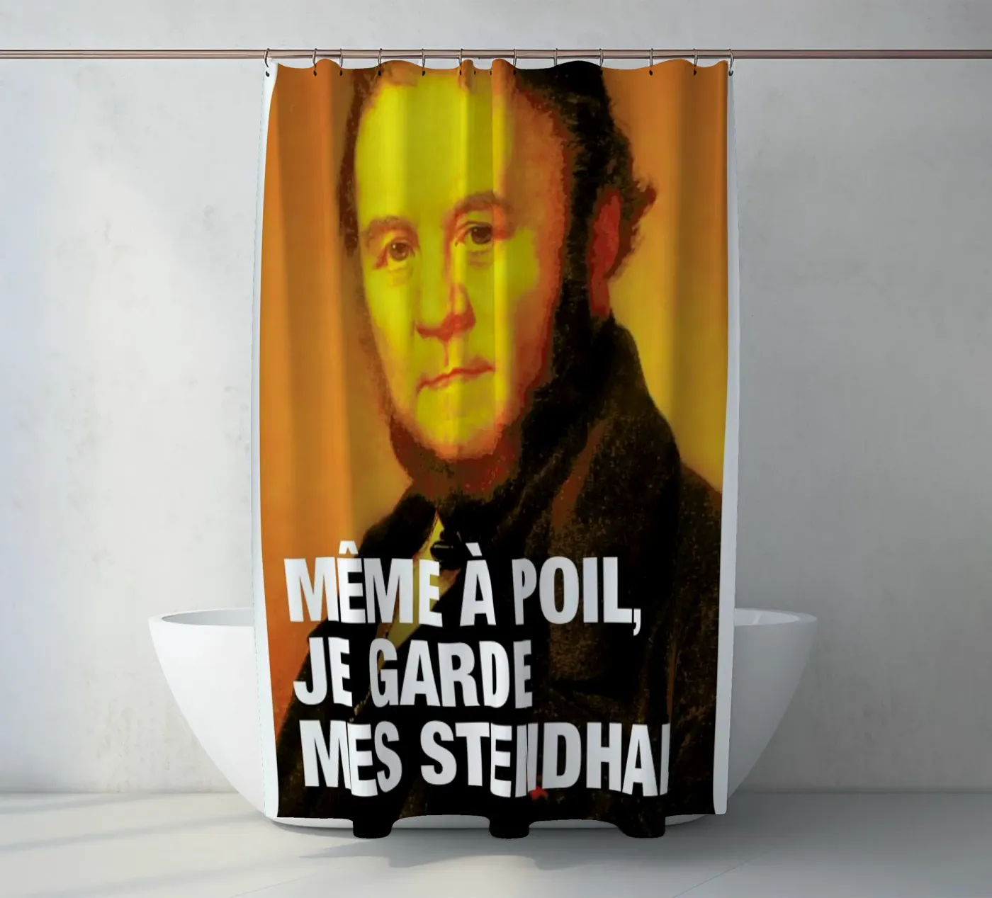 Stendhal Duschvorhang von Fists Et Lettres