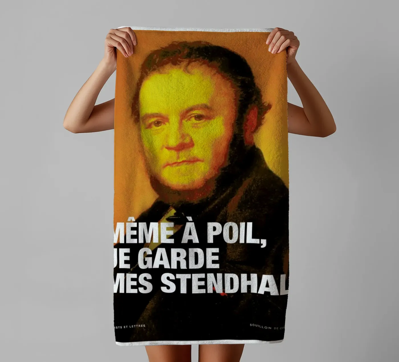 Stendhal badhanddoek van Fists Et Lettres